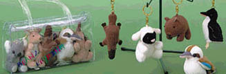 beanie keyrings